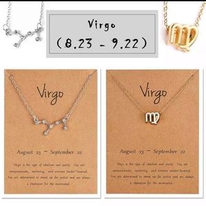 ✨4/$25✨ Virgo Zodiac Sign Necklace